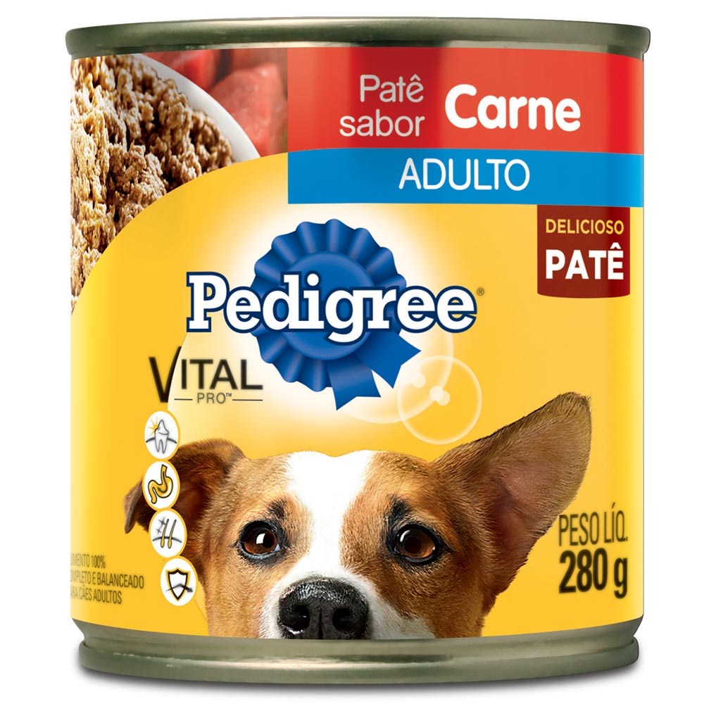 Pedigree Lata Patê Sabor Carne